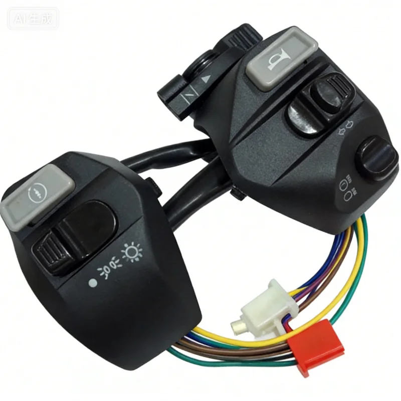Professional 22mm Motorcycle Riding Control Switches Items ON/OFF Horn Turn Signal Start Button Accessories for Yamaha MIO LC135