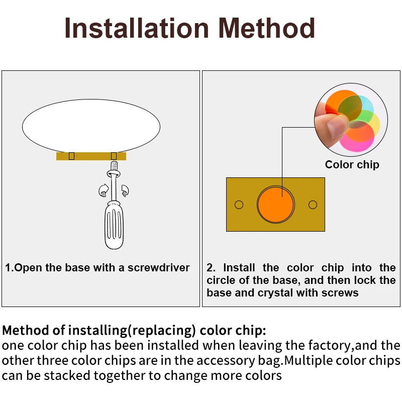 LED Crystal Desk Light Colorful Egg-shaped Night Light Home Decor Creative Projector Angel Eyes Bedside Table Lamp Ambiance Gift