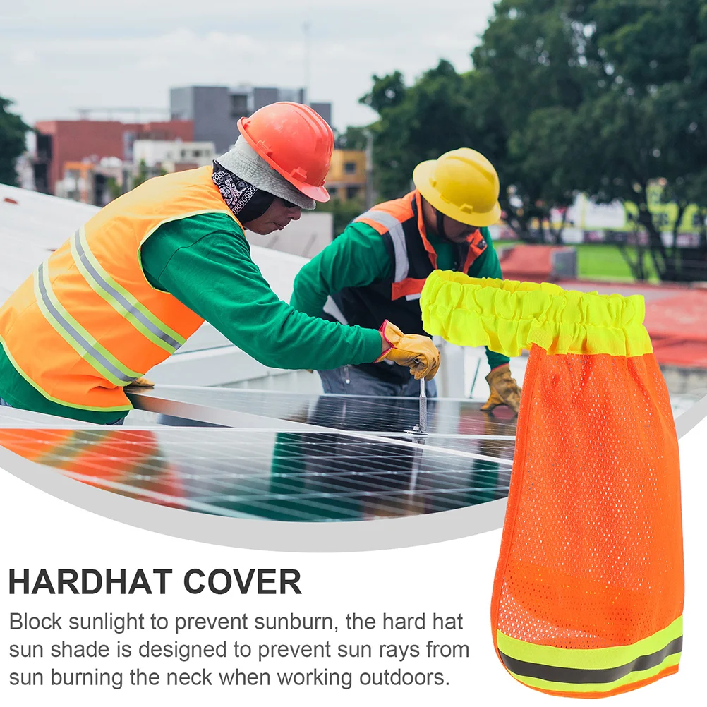 Hard Hat Sun Protection, Reflective Cover Shades, Neck Shield, Protective Mesh Acessório