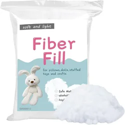 KRABALL High Resilience Polyester Fiber Fill With Multiple Weights For Pillow Stuffed Animal And Cushion Stuffing DIY Craft Set