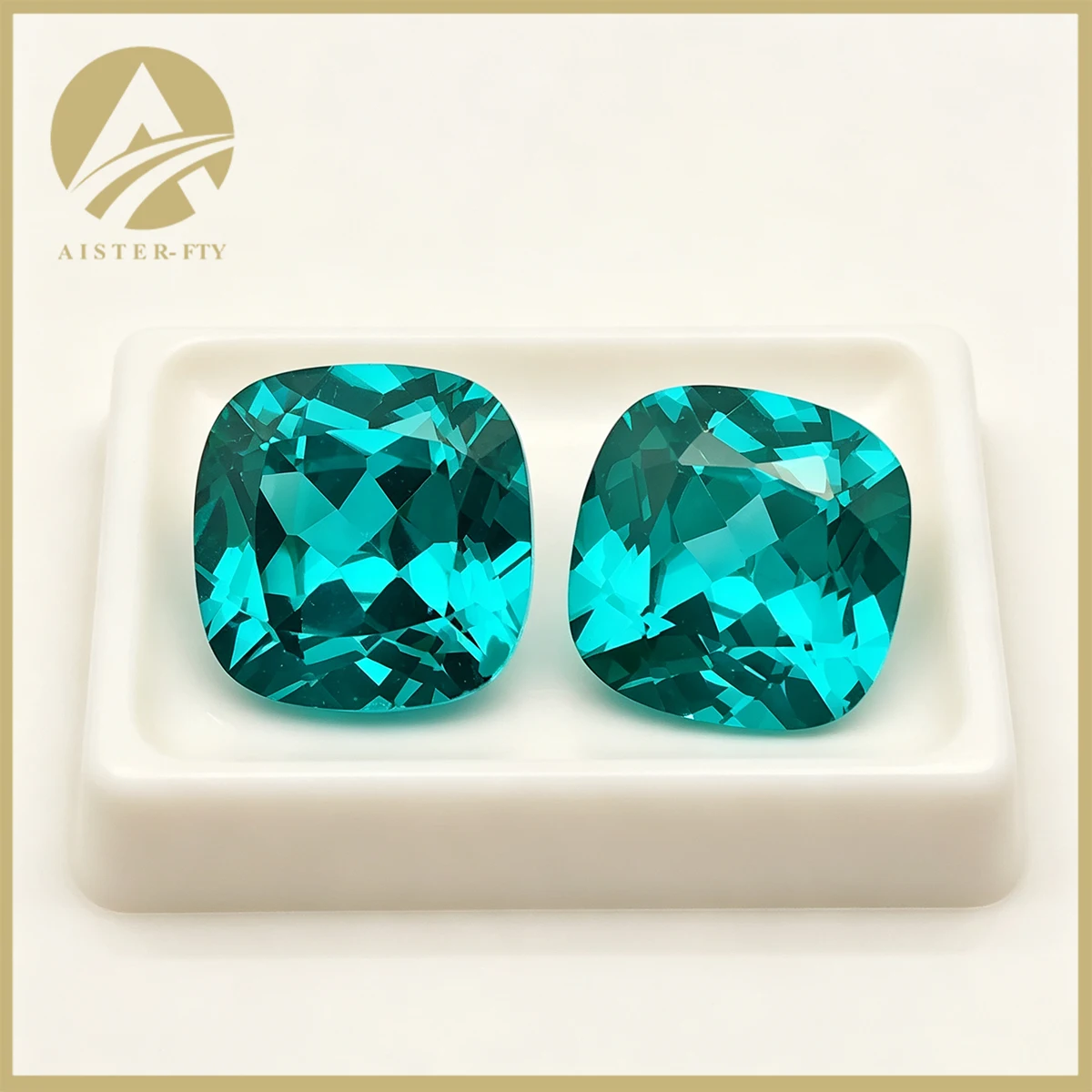 Paraiba Yag Gemstone Cushion Cut Lab Diamonds Yttrium Aluminium Garnet Loose Gemstones for Making Jewelry DIY