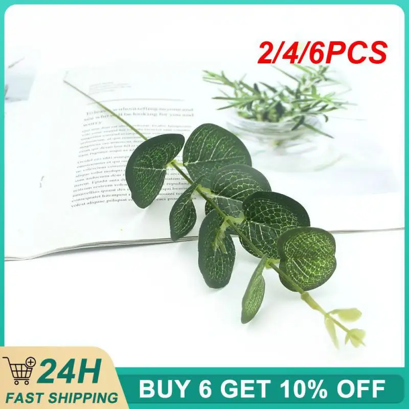 2/4/6PCS Elegant Family Garden Multi-purpose Home Garden Decoration Artificial Flower The Perfect Gift Realistic Fake Plant