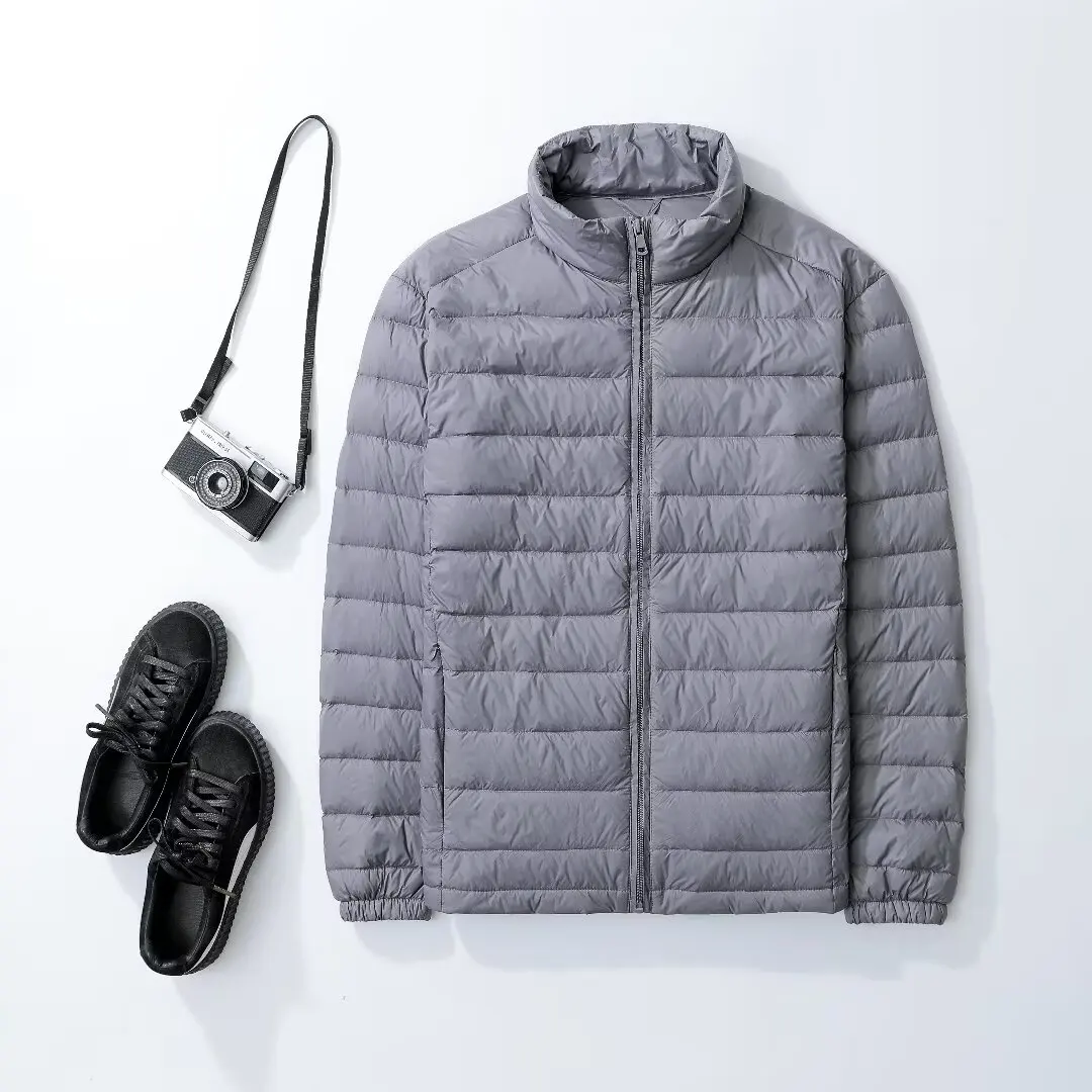 حجم كبير 5xl 8xl 11xl الرجال سترة منفوخة 2025 جديد الرجال خفيفة الوزن مقاومة للماء Packables الدافئة موضة قصيرة أسفل سترات #4