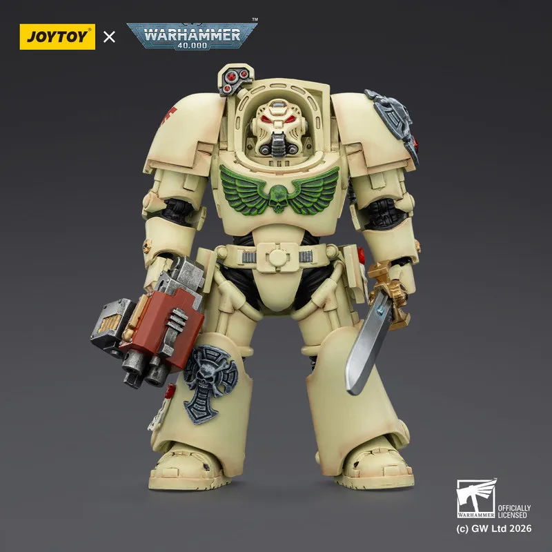 Joytoy 1/18 Warhammer 40k Dark Angels Deathwing Terminator Action Figure Collectible Model Toy For Adult Hobby Display view 4