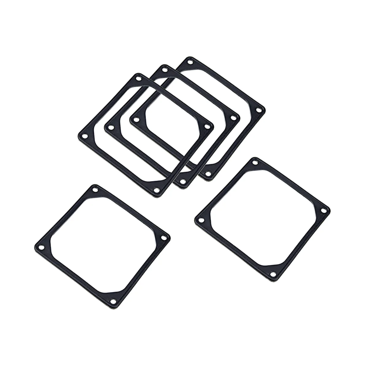 

10 шт., силиконовые прокладки для вентилятора, 120 мм