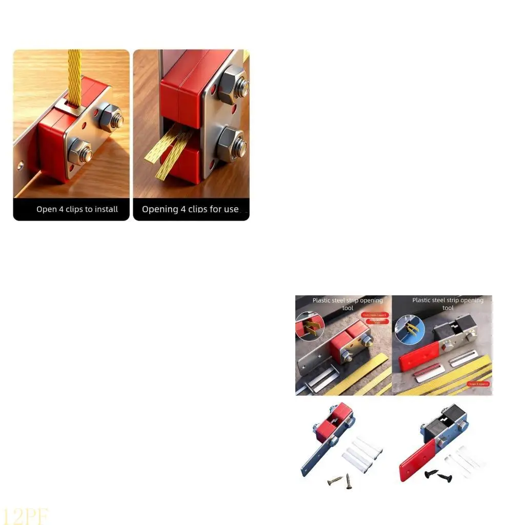 

12PF Portable Plastic Strap Cutter For Carton Bundling Metal Sheet Edges Sturdy Steel Construction
