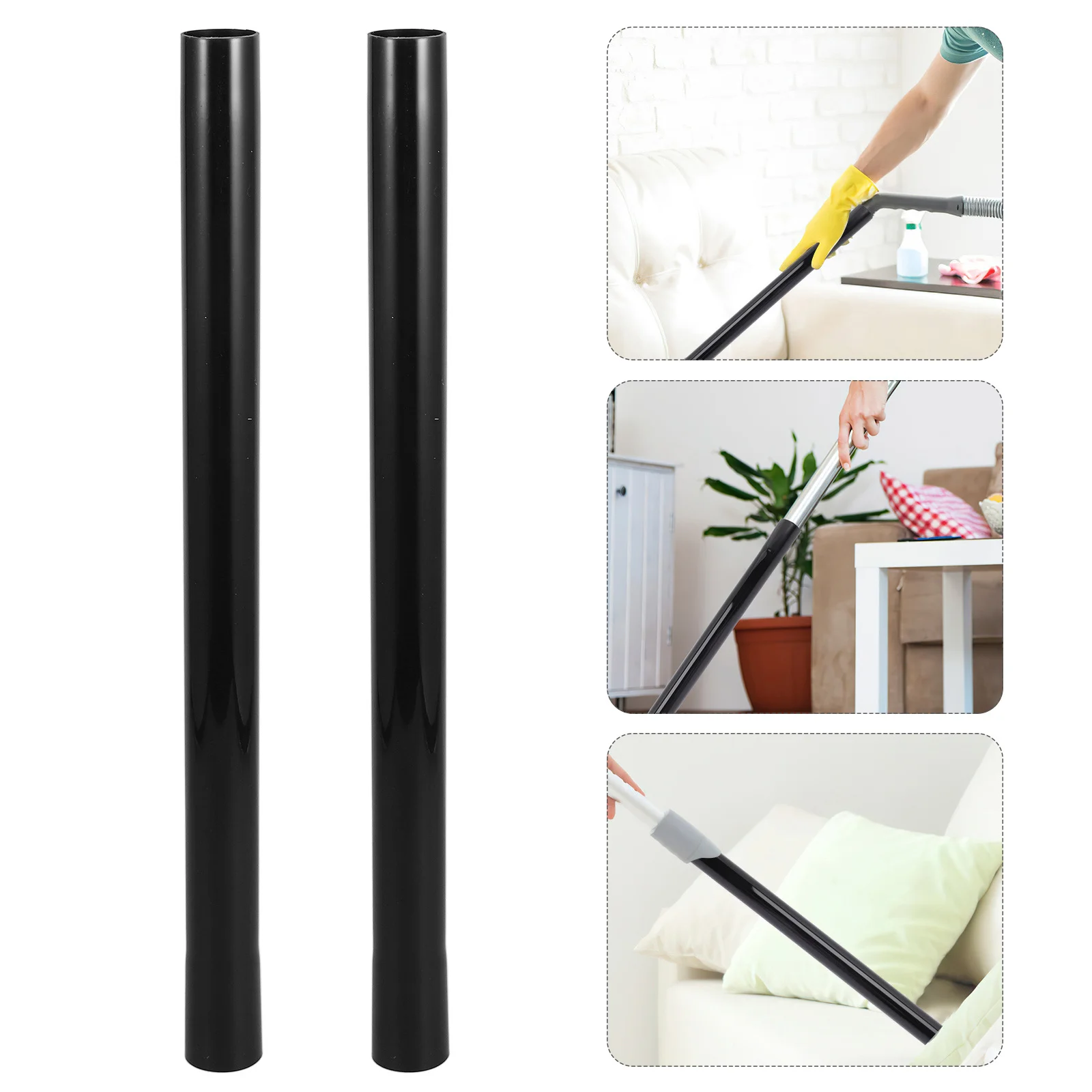 

2Pcs Vacuum Cleaner Extension Tube 32mm Universal Durable Straight Pipe Cleaner Hose Adapter Vacuum Accessories