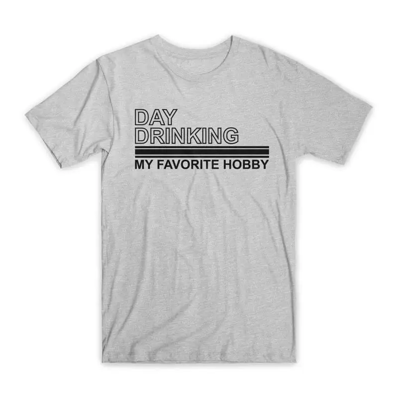 

Футболка Day Drinking My Favorite Hobby, мягкая хлопковая забавная футболка премиум-класса, НОВАЯ