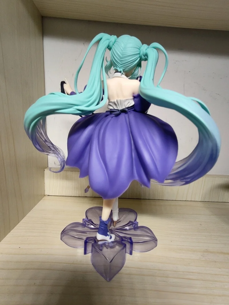 Figurine d'anniversaire Hatsune Ata ku, fleur Ver, 2024 TAITO AMP-Poupées en PVC à Collectionner, Modèle d'Anime Original, Cadeaux d'Ornement, 21cm