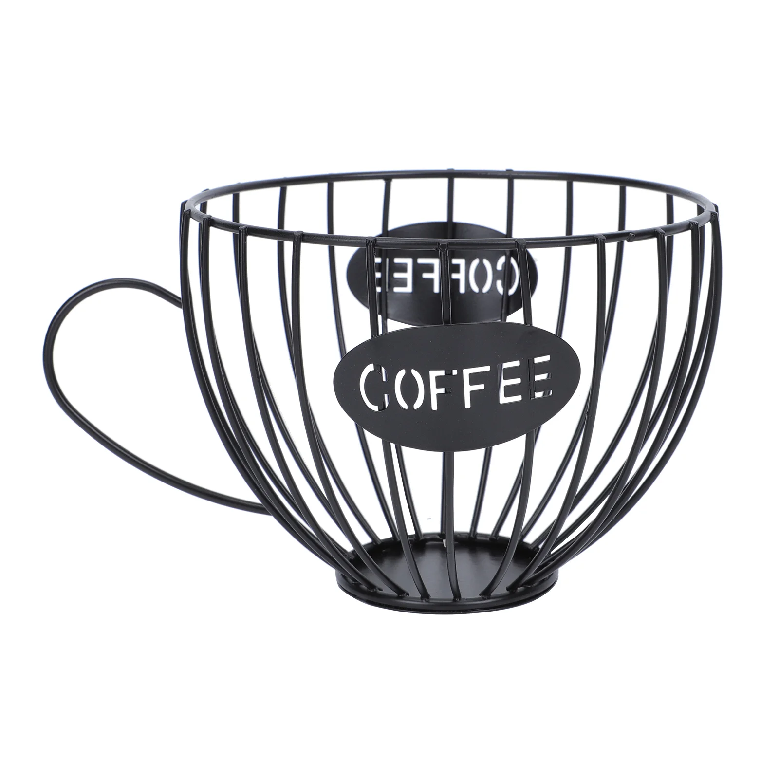 

Coffee Storage Basket Cup Shaped Fruit Iron Food Service Creative Dessert Container Espresso Cups