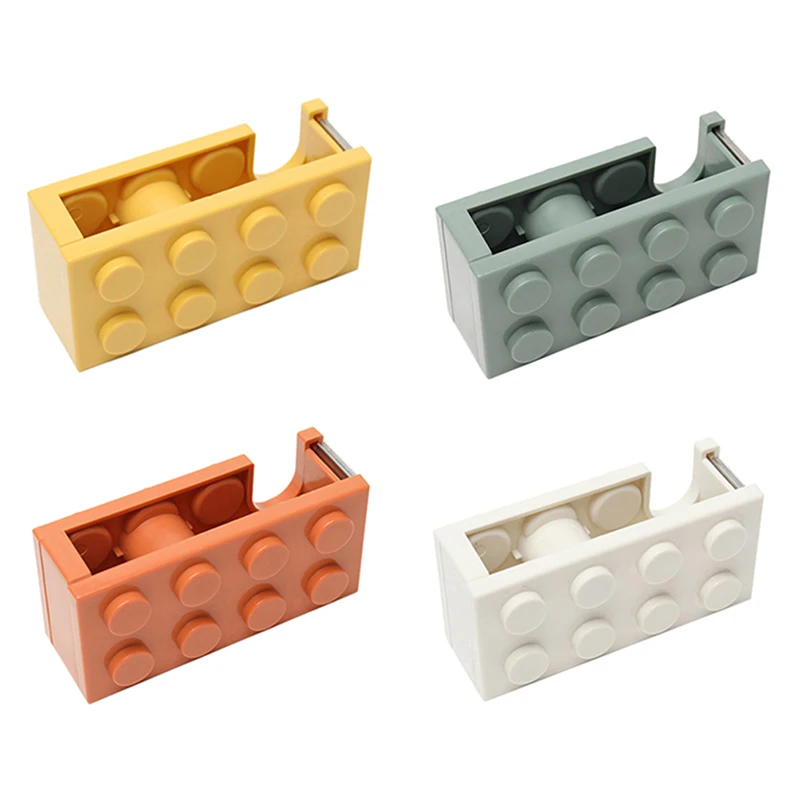 Practical Durable DIY Sticker Tape Dispenser Safe Tape Dispenser Rectangle Office Supplies