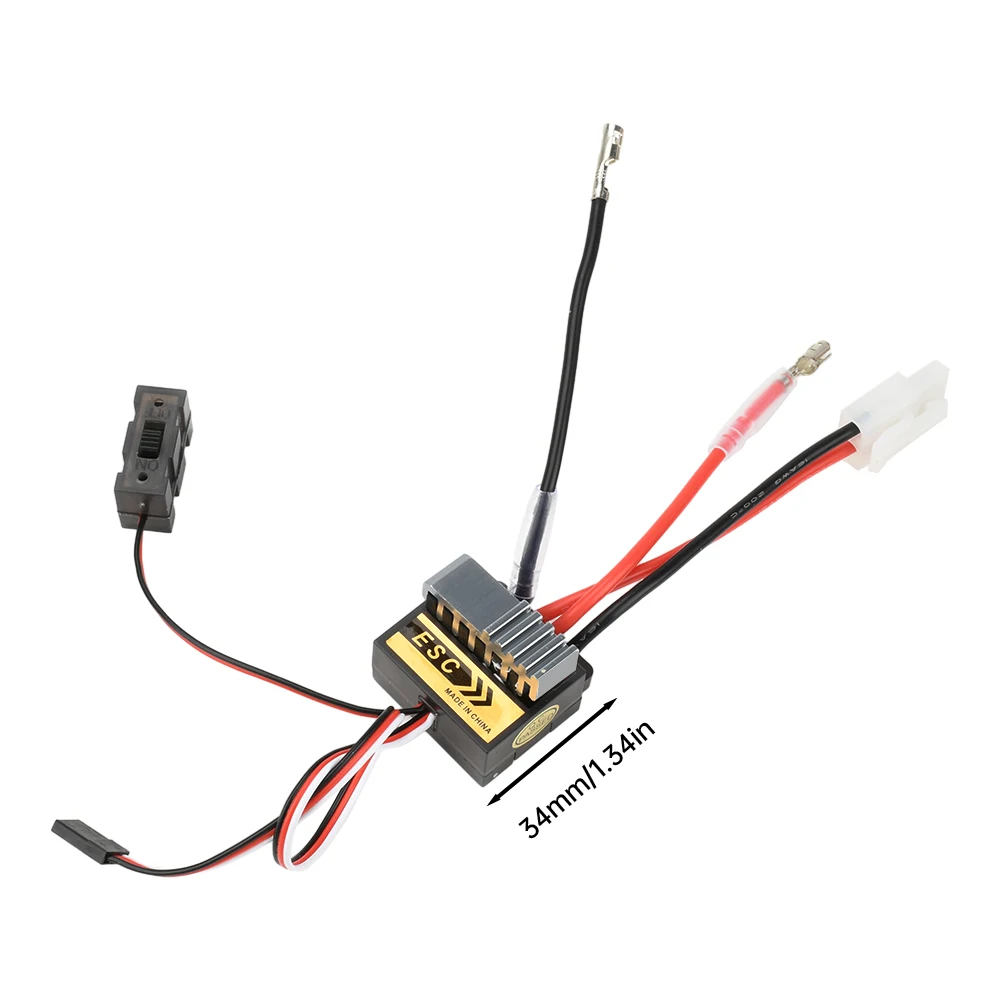 320A Brushed Speed Controller Bidirectional Adjustable ESC for 1/8 1/10 RC Electric Car Truck Buggy Boat