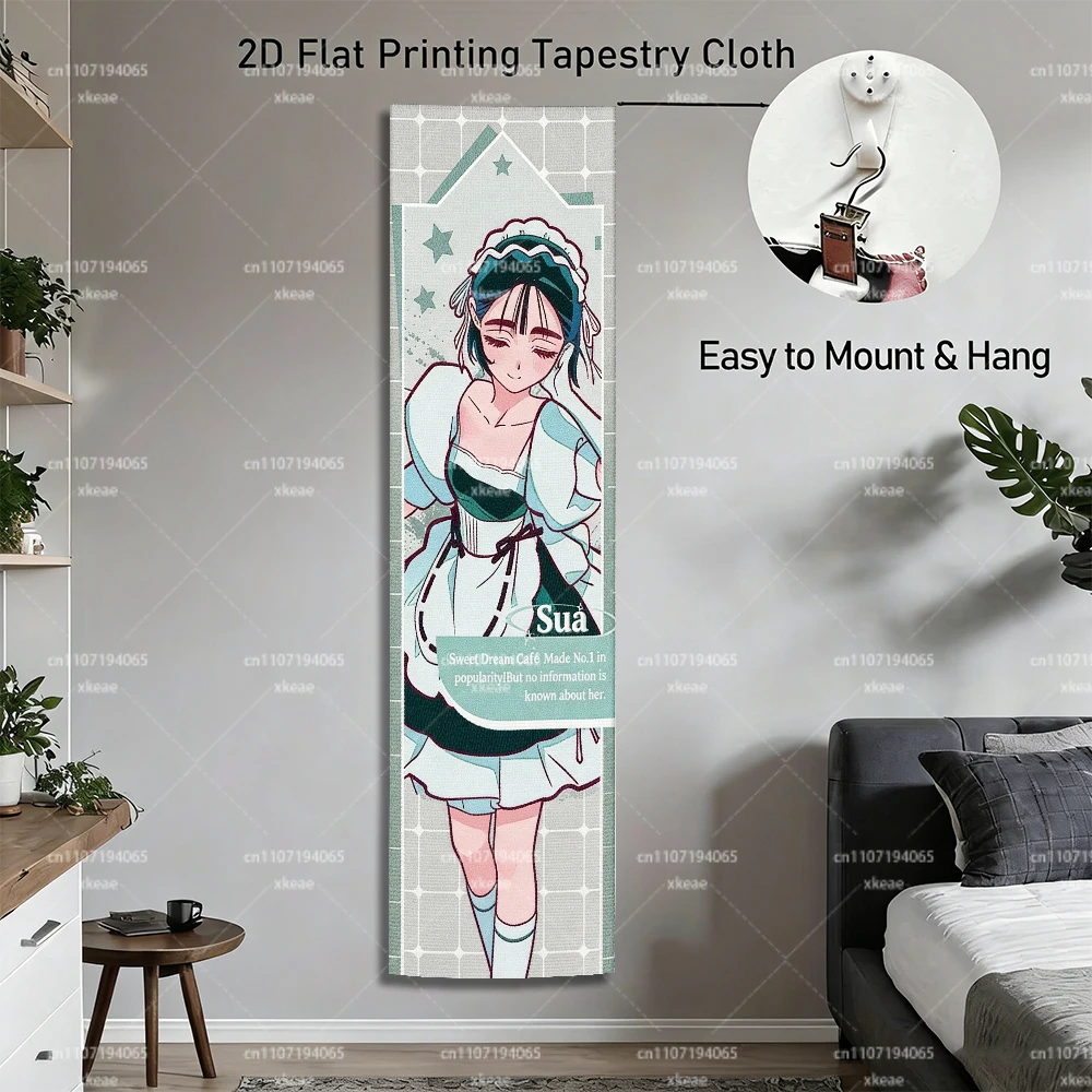 1PC Alien Stage All Characters Vertical Tapestry, Anime Mizi Sua Till Ivan Hyuna Luka Wall Art, Home Decor Room Decoration Gift