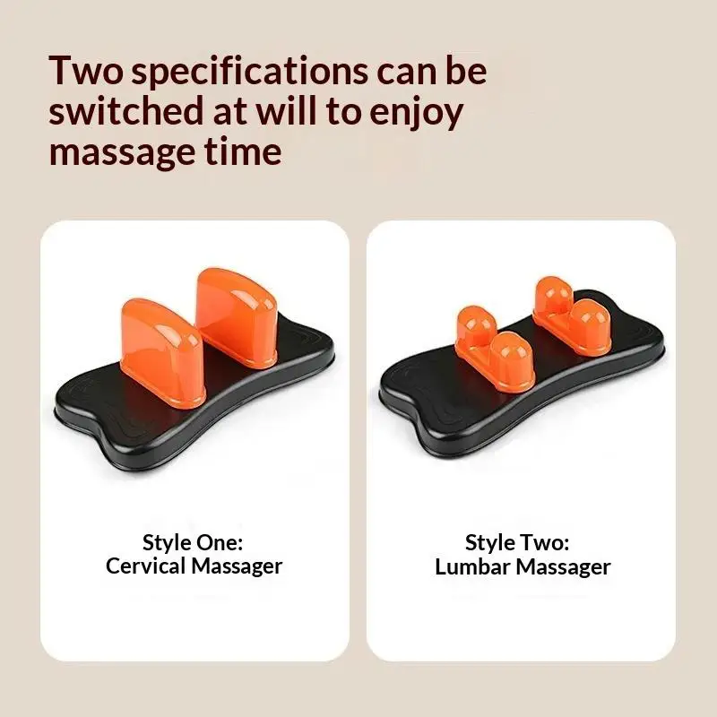 2 In 1 Neck/Waist Massager With Detachable Massage Nodes Muscle Tension Relief