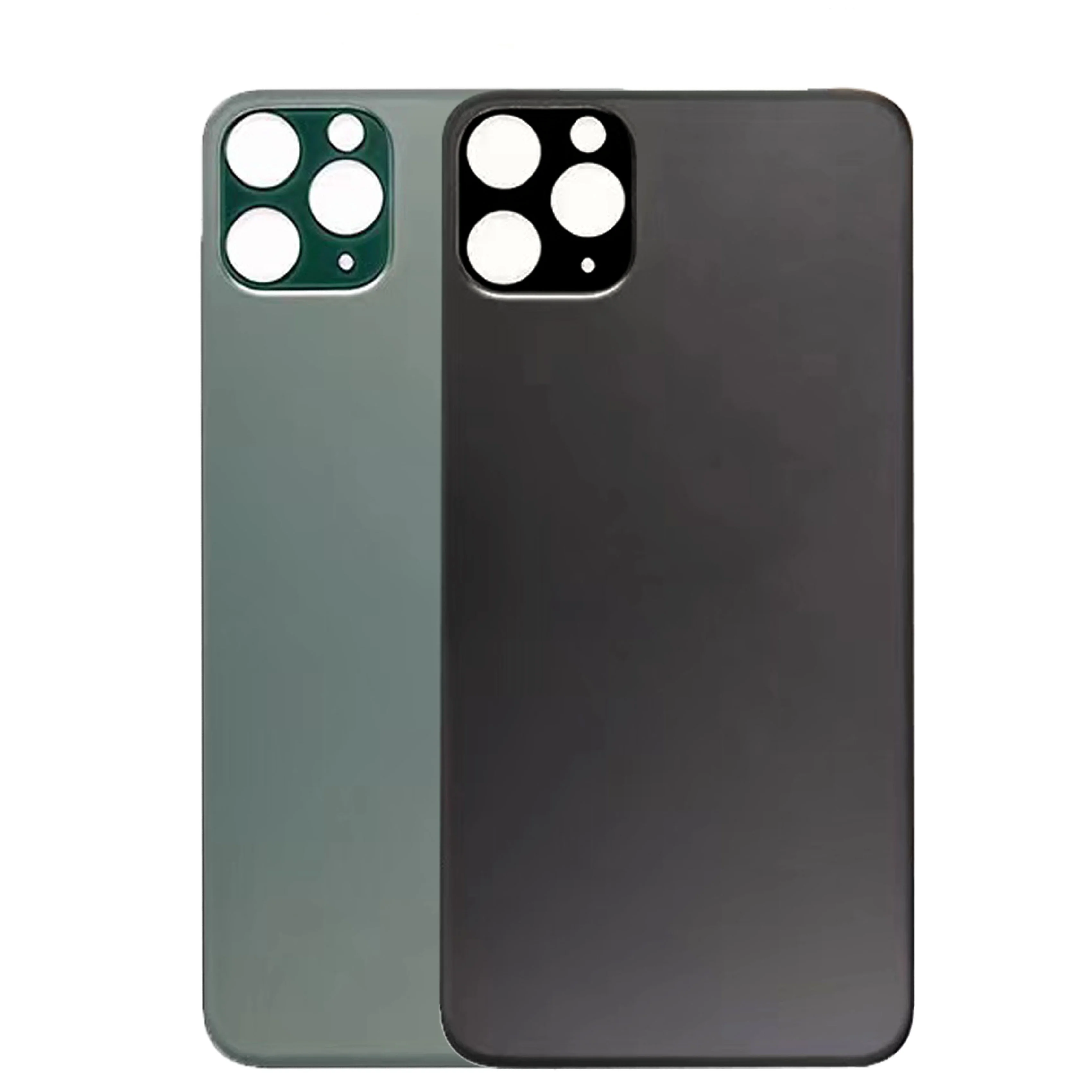 Back Glass For IPhone 11 Pro-11 Pro Max Back Cover Glass Fast Replacement Housing Battery Cover Big Hole Rear Glass with glue