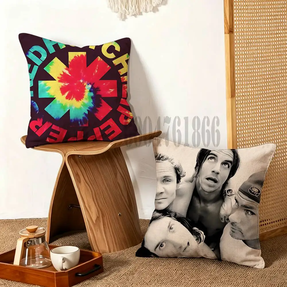 R-Red Hot C-Chili Peppers Anime Celebrity Merchandise All-Match Printed Pillow Case Sofa Car Office Room Decoration Protector