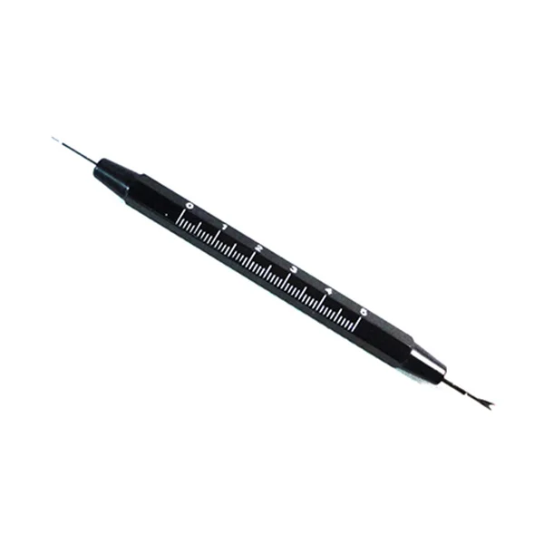 전문 밴드 스프링 바 제거기 양면 핀 푸셔 수리 링크 스테인리스 스틸 14cm 블랙 간편 스트랩 조정 도구