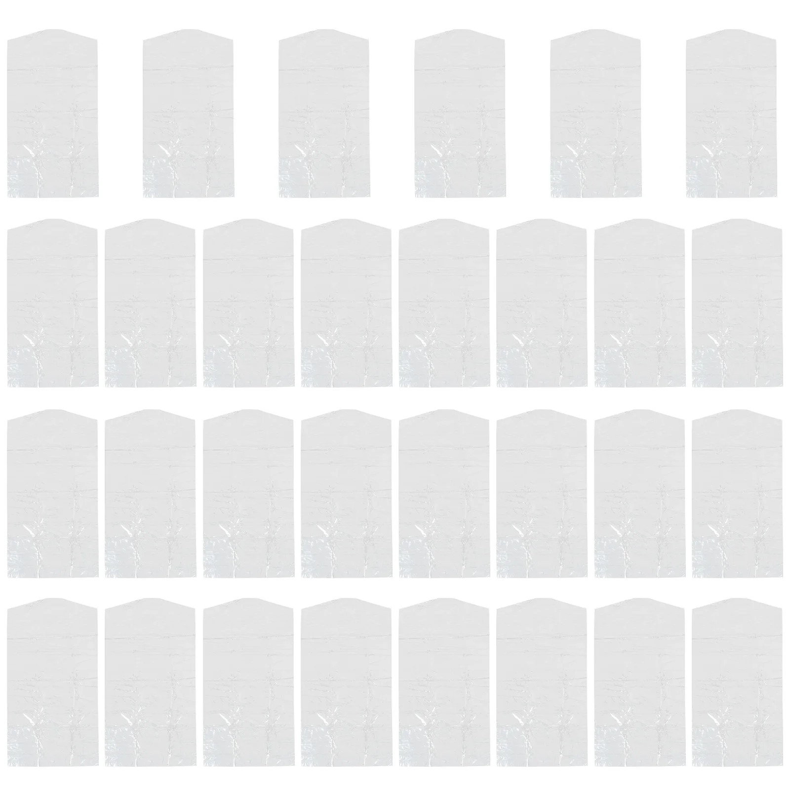 

30pcs Clothes Cover Transparent Garment Storage Garment Cover Bag Suit Jacket Travel Wardrobe Clothes Protector