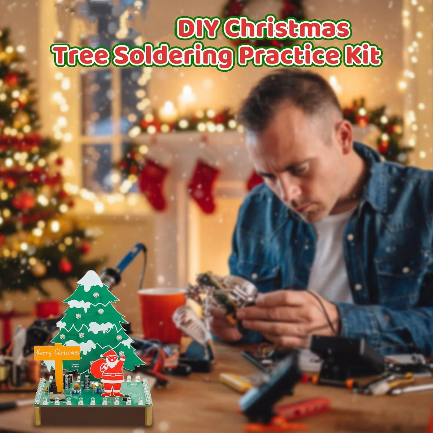 ชุดอุปกรณ์ประกอบต้นคริสต์มาสดน - Diy Electronics Projects For Adults บทวิจารณ์และราคา