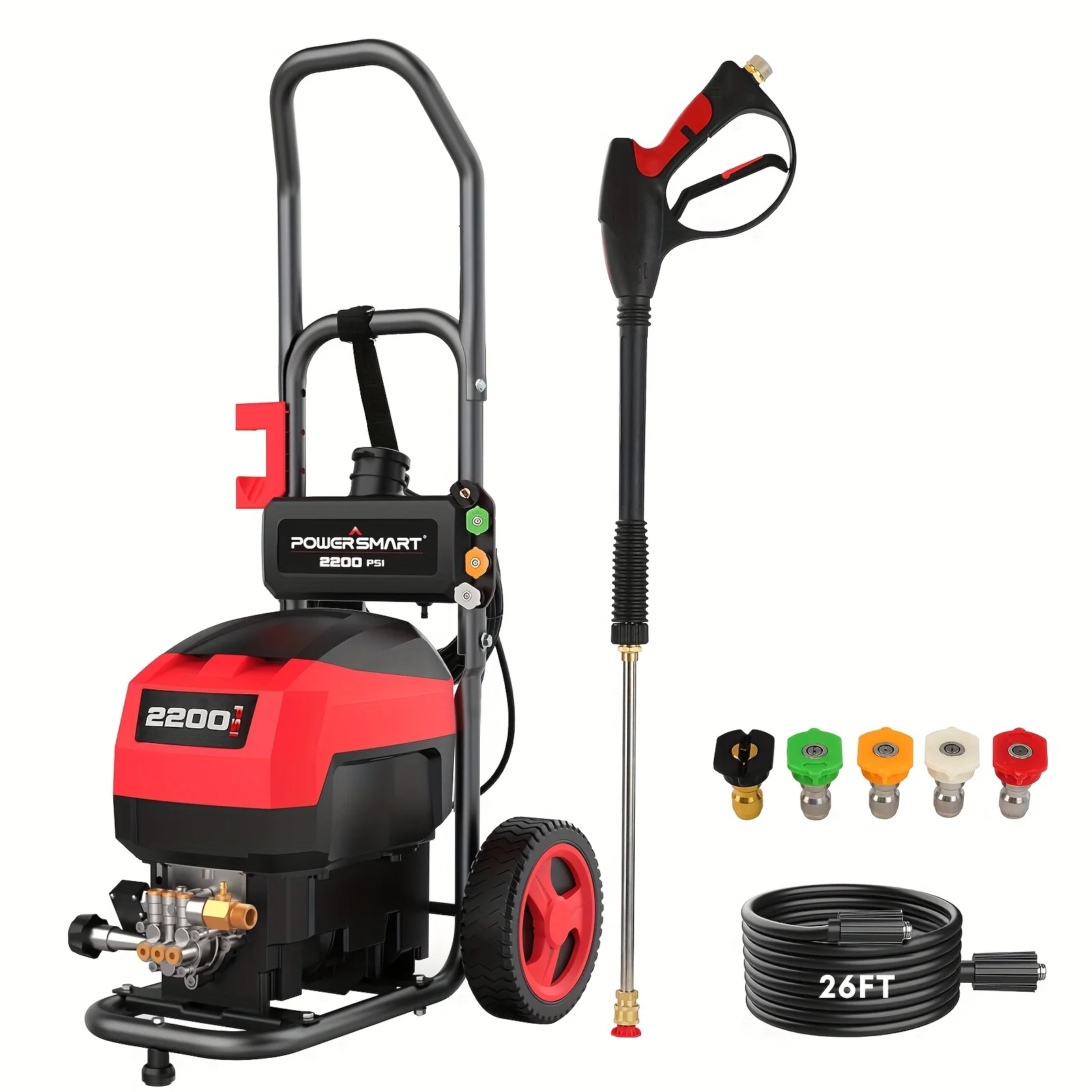 

Электрическая мойка высокого давления PowerSmart 2200PSI, 1,2 галлона в минуту
