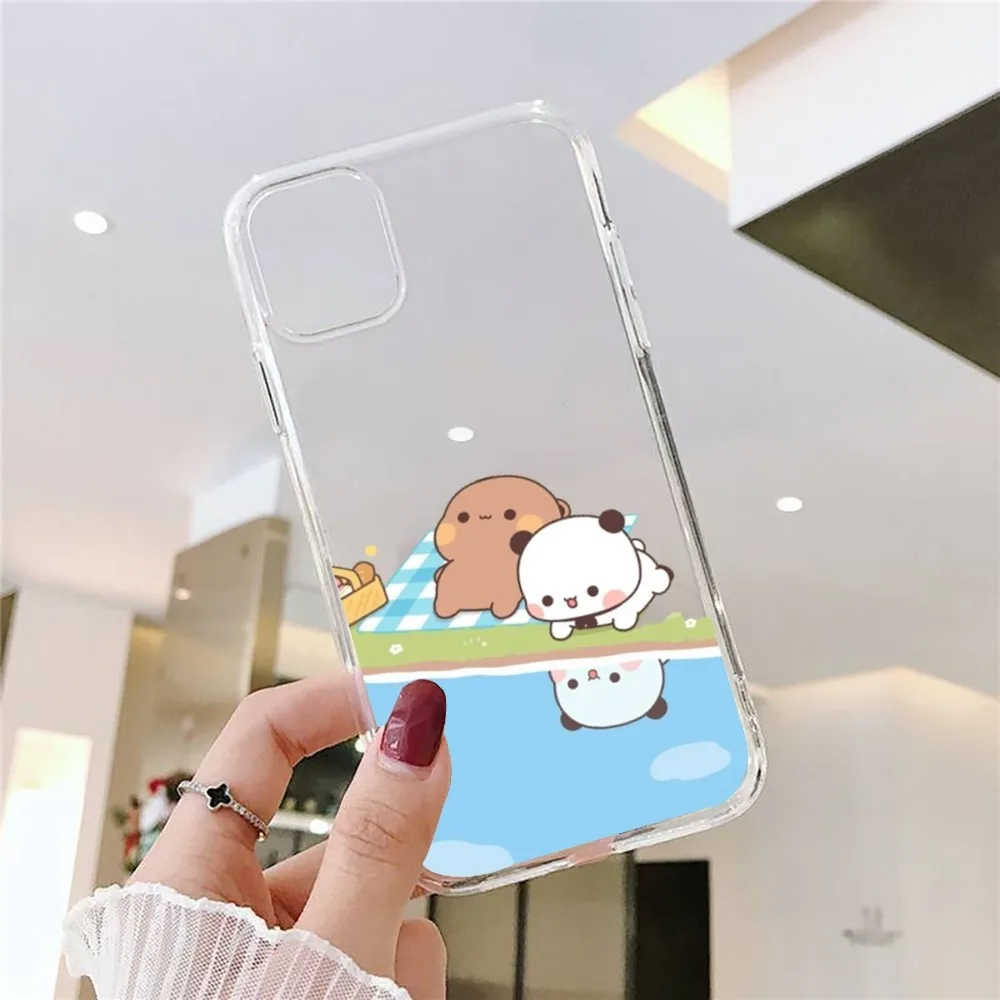 BuBu DuDu Phone Case For Iphone 15 11 13 14 Pro Max 7 8 Plus X Xr Xs Max Se2020 12mini Transparent Cover