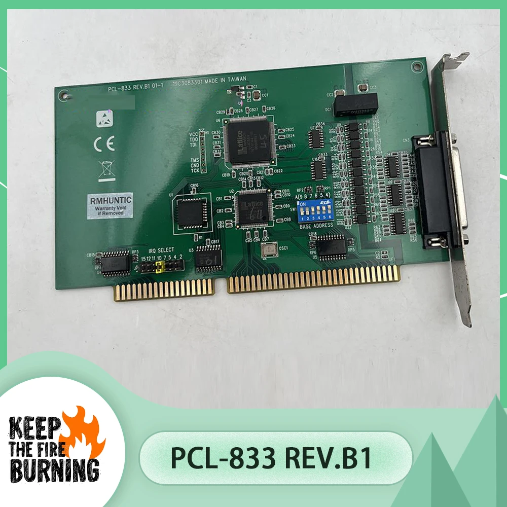 PCL-833 Rev.B1 01-1 Three Axis Orthogonal Encoder Counter Card