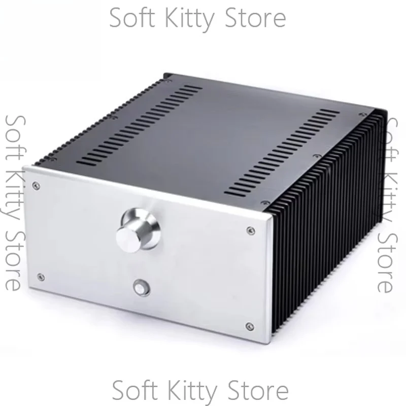 2412B Aluminum Audio Amplifier Chassis Shell For HD1969 AMP Class A CNC Shell Case with radiator 240*120*271mm