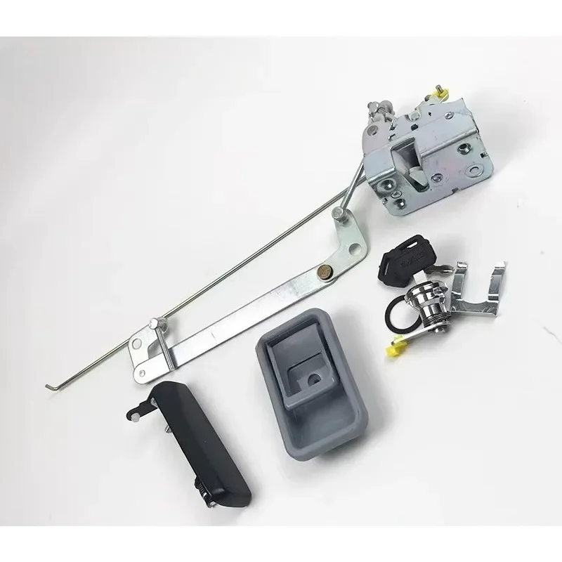 1set Cab Door Lock Assembly For Excavator Kobelco SK140 200 210 250 350-6E-8