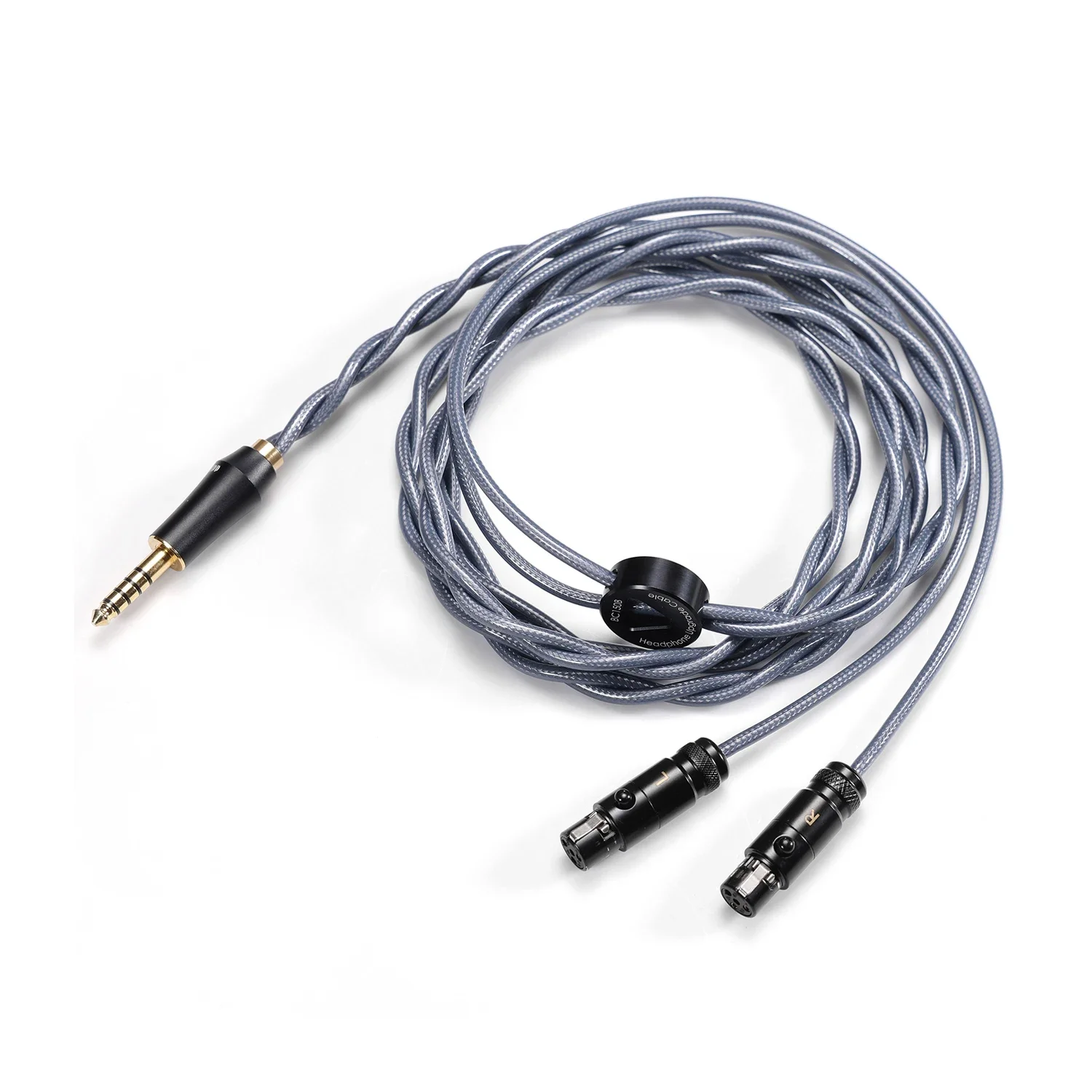 

DDHIFI BC150B-490 Double Shielded Silver Headphones Upgrade Cable for Sennheiser HD 490 PRO with Dual Connectors