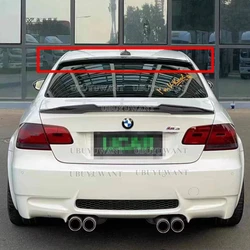 For BMW E92 Series 2 Door Coupe E92 M3 ABS Black / REAL CARBON FIBER Roof Spoiler 2005 - 2012