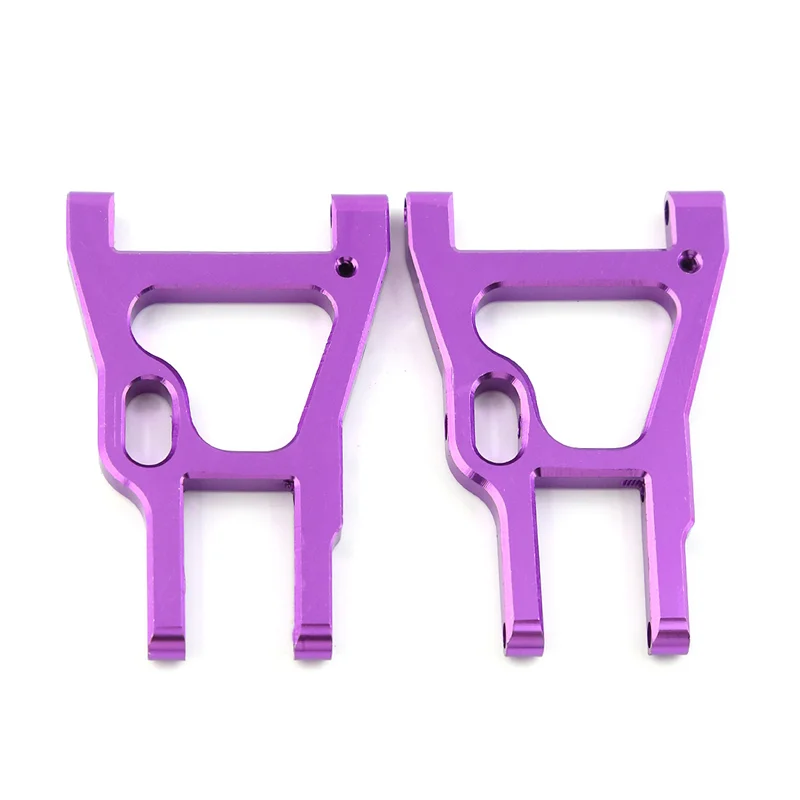 2 uds 102019 brazo de suspensión inferior delantero de Metal 02008 (02161) para HSP 94123 94103 1/10 RC accesorios de piezas de actualización de coche