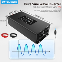 DATOUBOSS DN-03 12V 24V 36V 60V Portable Car Inverter Rated Power 2000W Peak Power 4000W High Frequency Pure Sine Wave Inverter