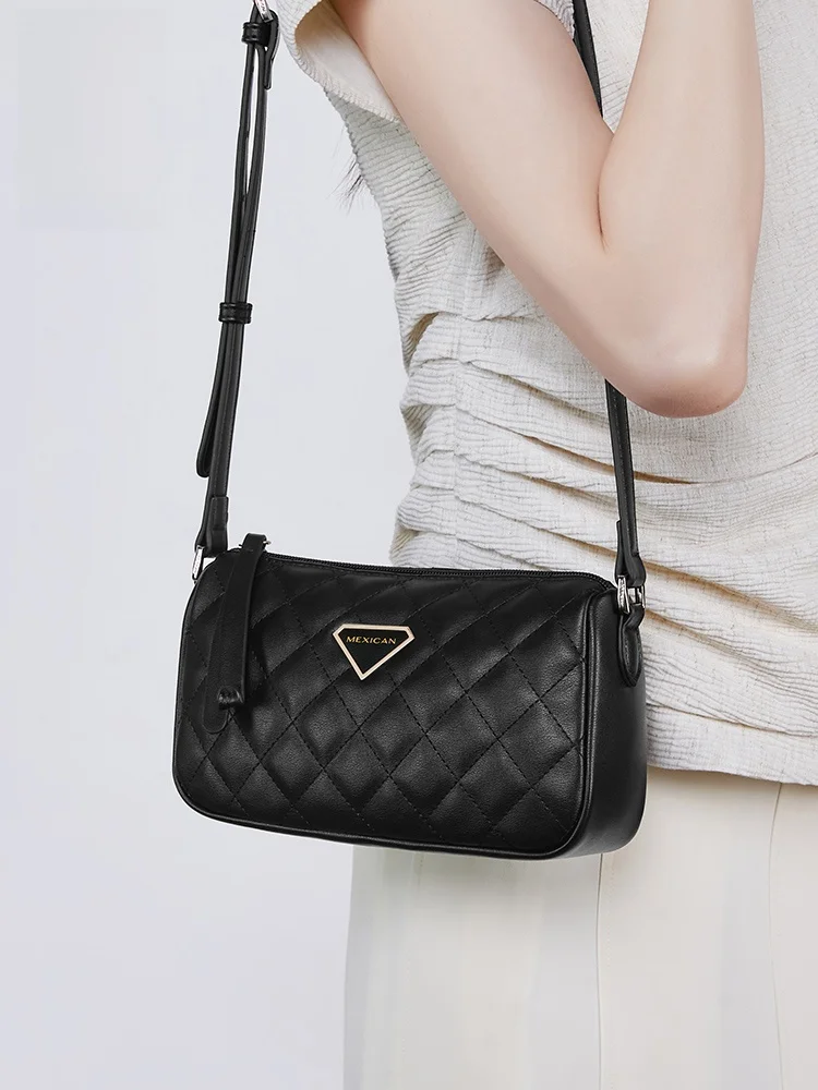 

Ele Commuter Women's Crossbody Bag Faionable Diamond Pattern Square Bag Single oulder Bag Sli St Man Bag