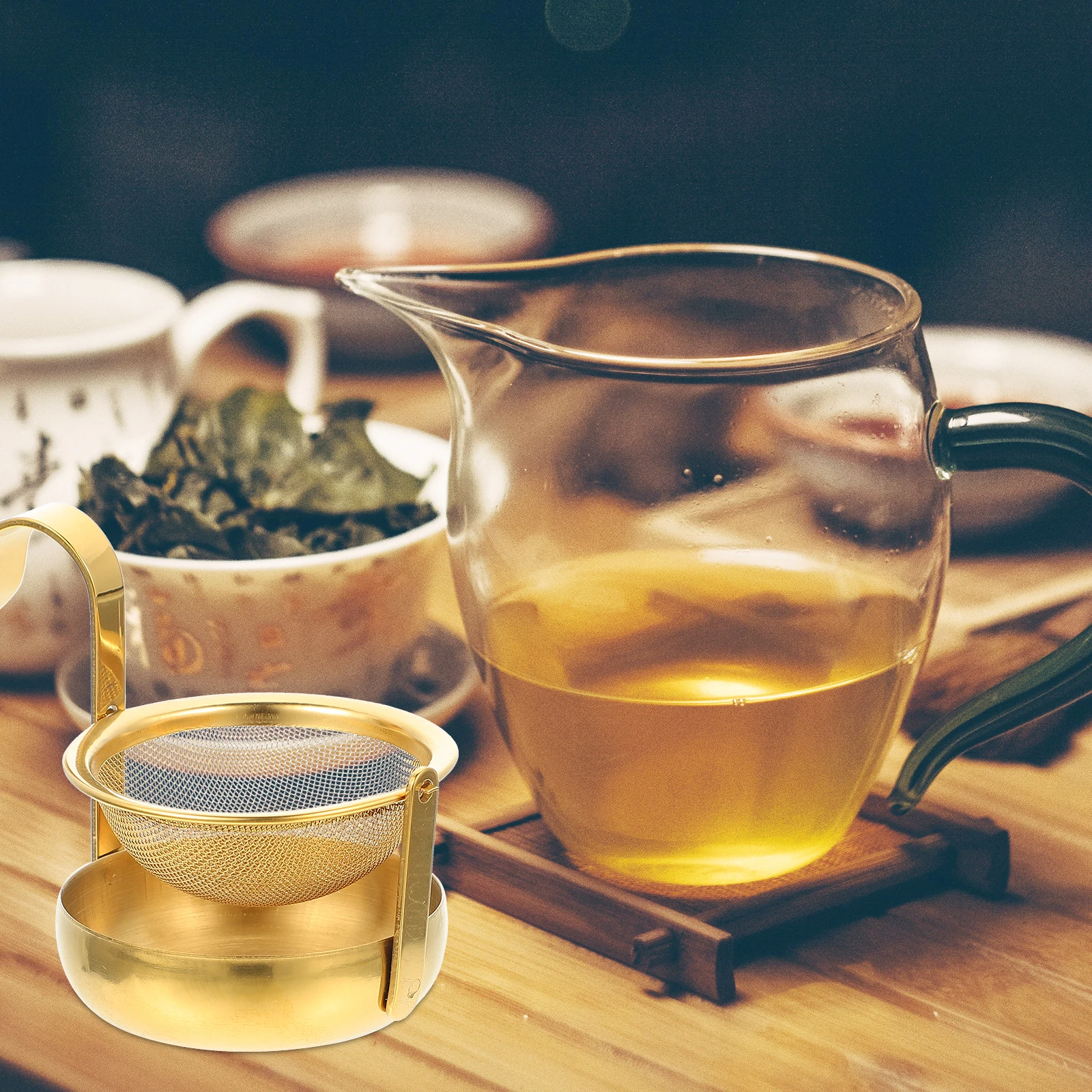 

Loose Strainer Stainless Steel Infuser Kitchen Tea Filter Mesh Duck Billed Design Steeper Loose Leaf Teas Herbs Spices Home