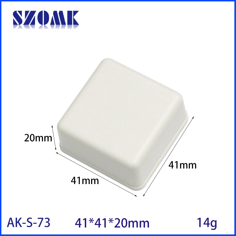 SZOMK ABS Case 41x41x20mm DIY Power Junction Box Electric Vehicle GPS Locator Plastic Junction Box Electronics Enclosure