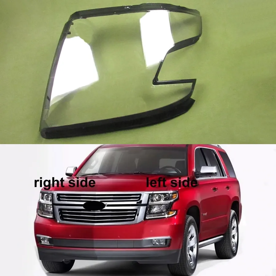 

For Chevrolet Tahoe 2015-2020 Headlight Lens Cover Transparent Lampshade Headlamp Shell Plexiglass Auto Replacement Parts