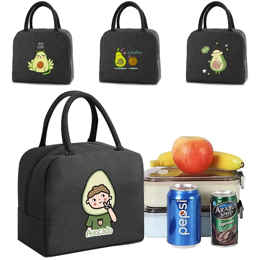 

Lunch Accesorios for kids Women Insulated Cooler Portable Canvas Bags Thermal Food Canvas Bag Work School Picnic Dinner Handbags