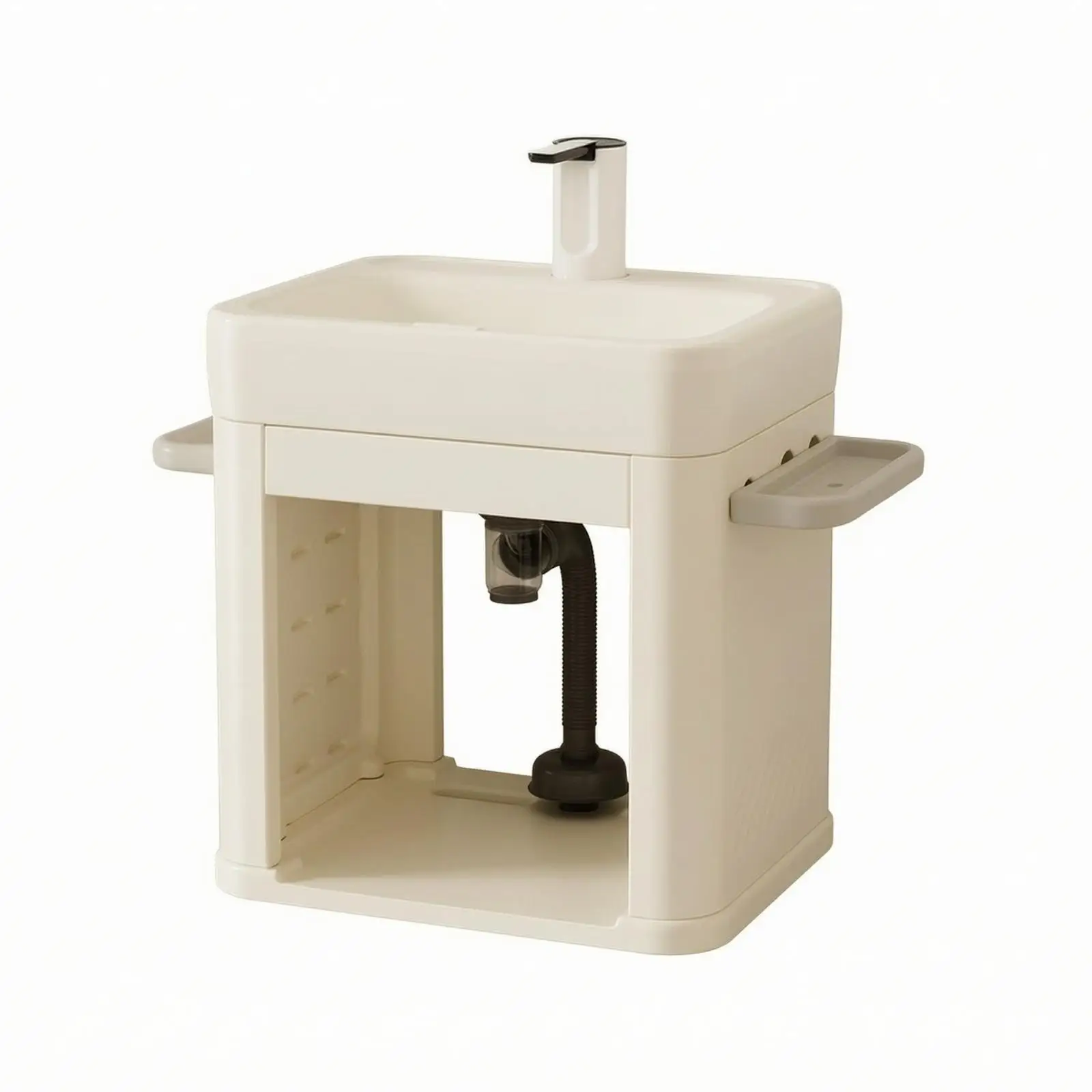 Child Height Sink Cabinet with Matching Faucet for Easy Hand Washing in Home Decor