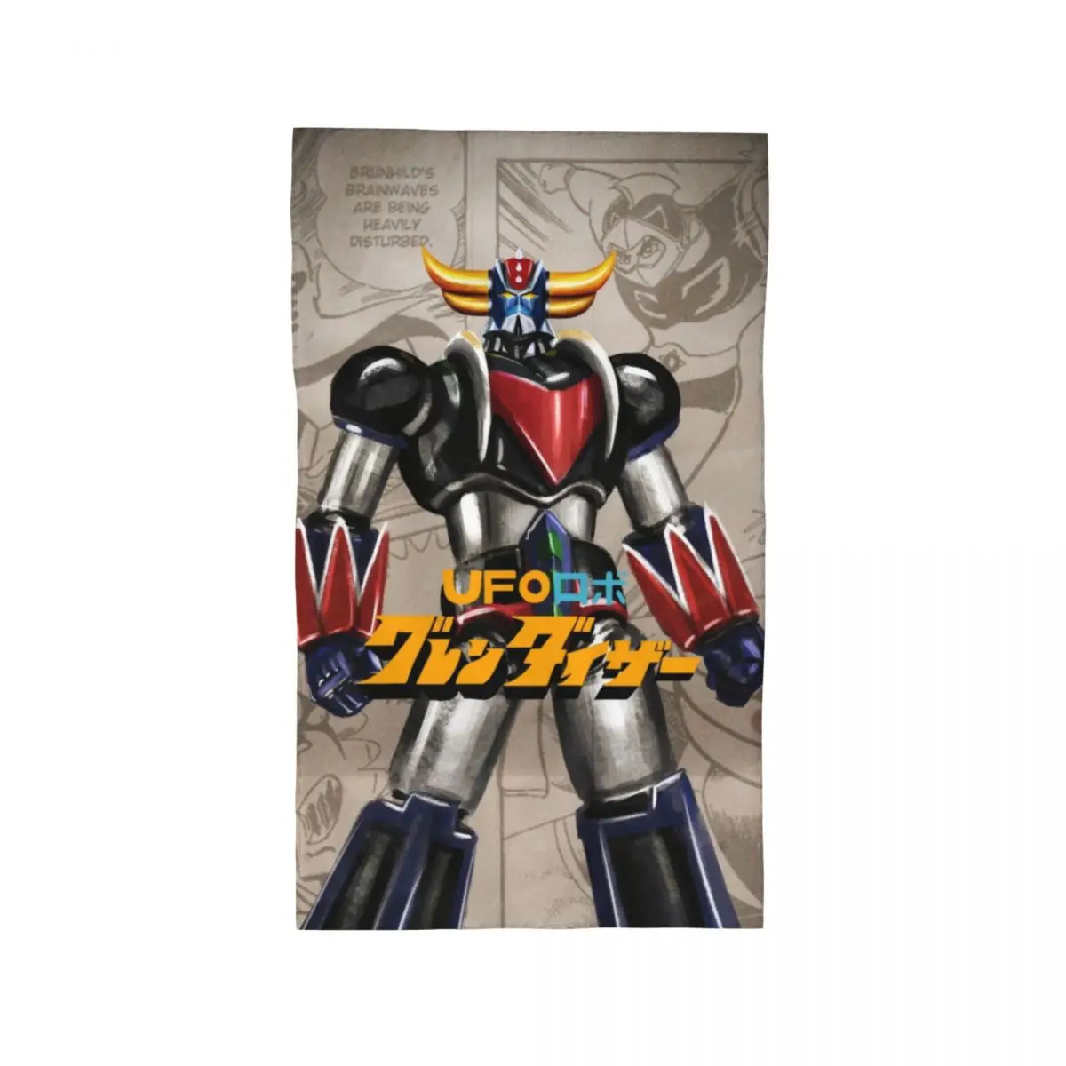 Grendizer Anime Towel Cotton UFO Robot Goldorak Beach Pool Bath Towels