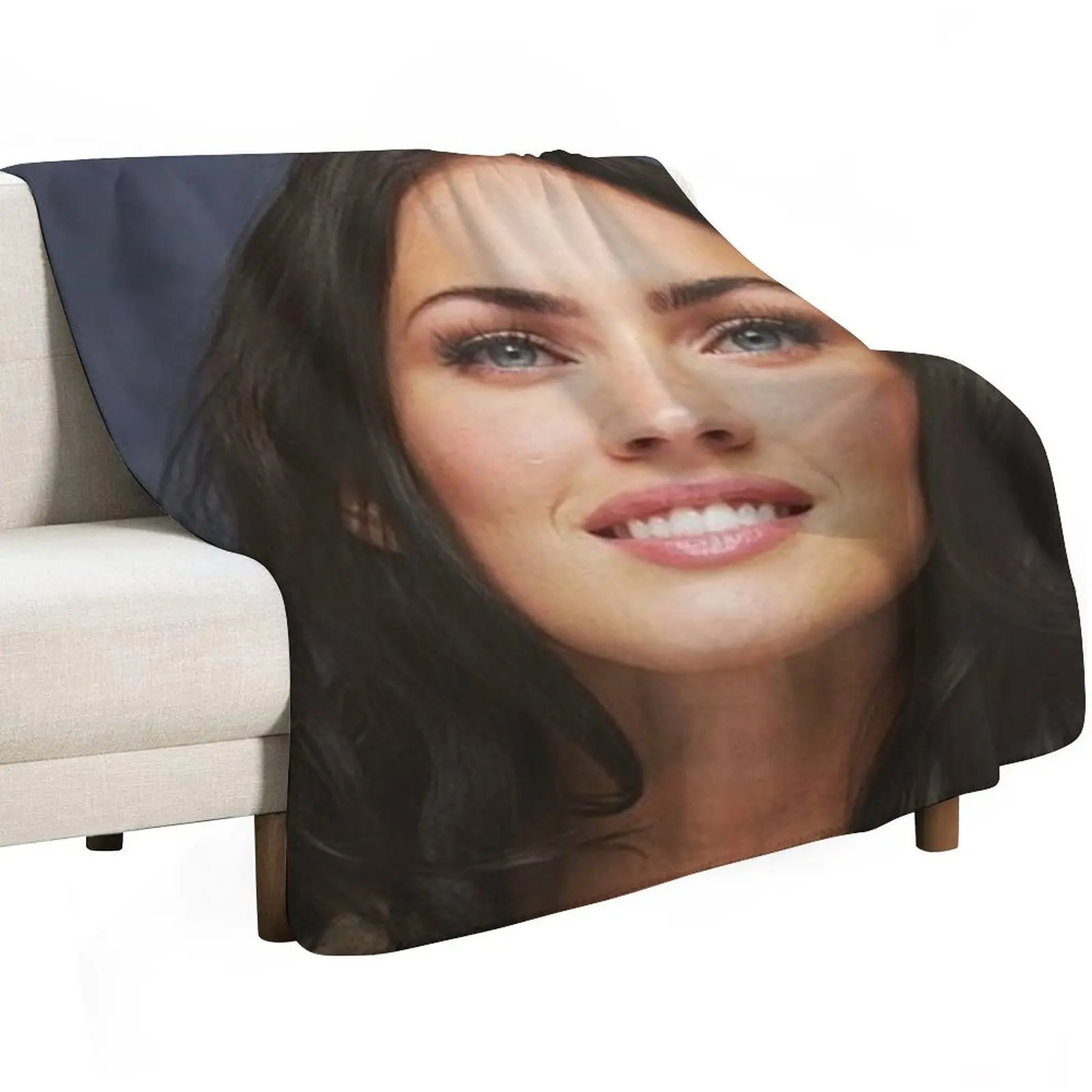 megan fox Throw Blanket Soft Plaid Shaggy halloween for sofa Comforter Blankets For Bed Blankets