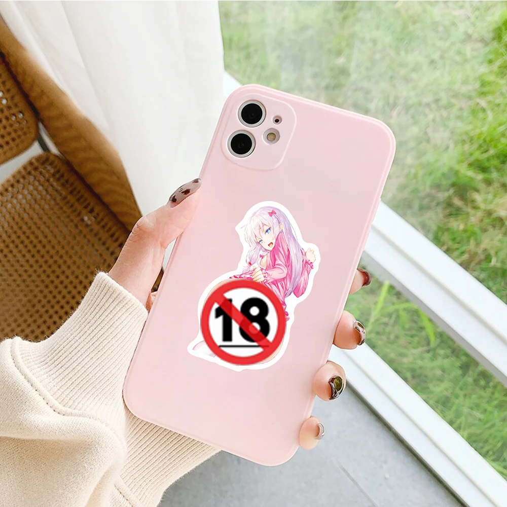 10/30/50/100pcs Hentai Anime Stickers Waifu Sexy Girl Decals Toys DIY Laptop Wall Phone Car Vinyl Waterproof Sticker for Adult