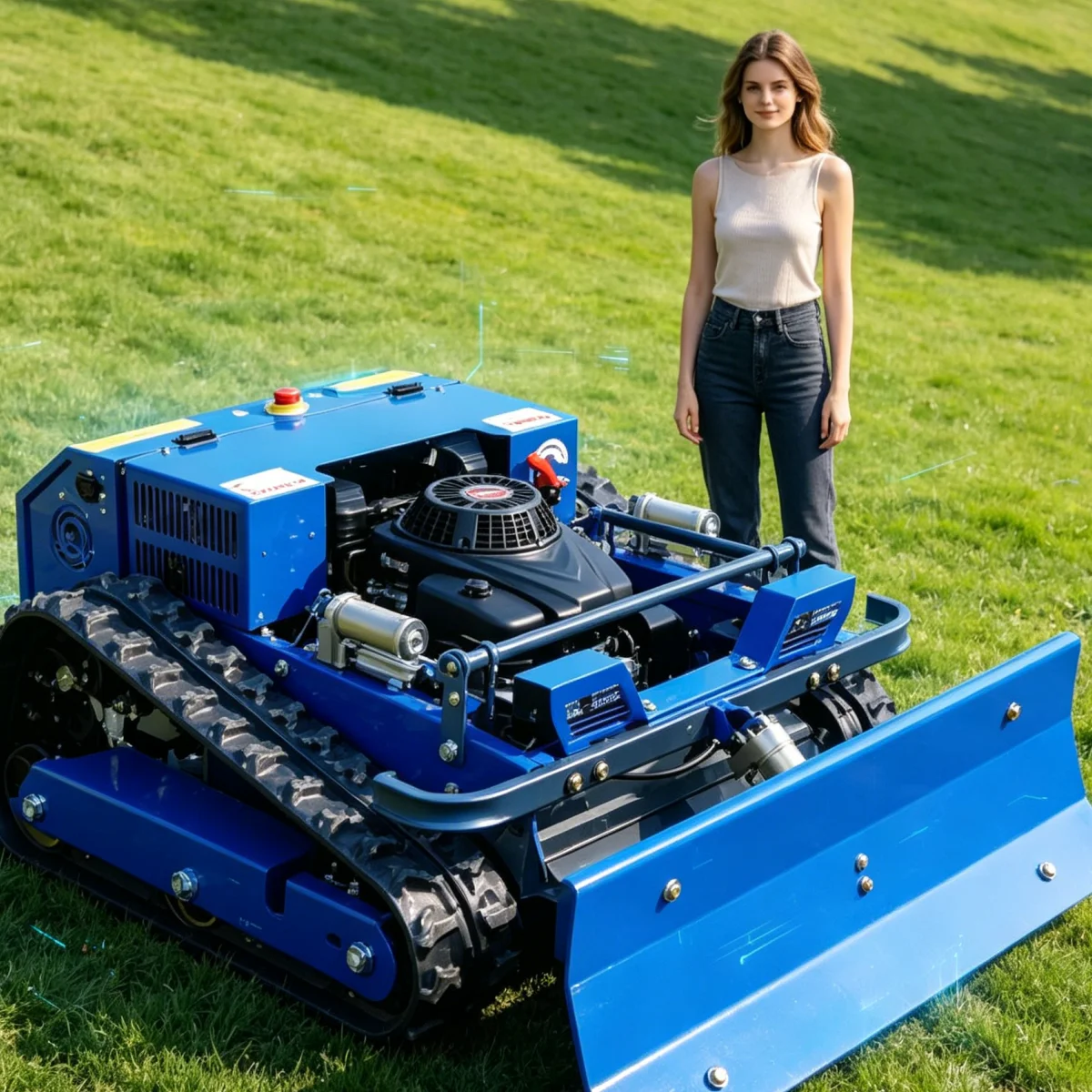Customized Intelligent Robot Lawn Mower Automatic Lawn Mower Robot Self Charging Obstacle Avoidance Grass Cutter For Home Garden