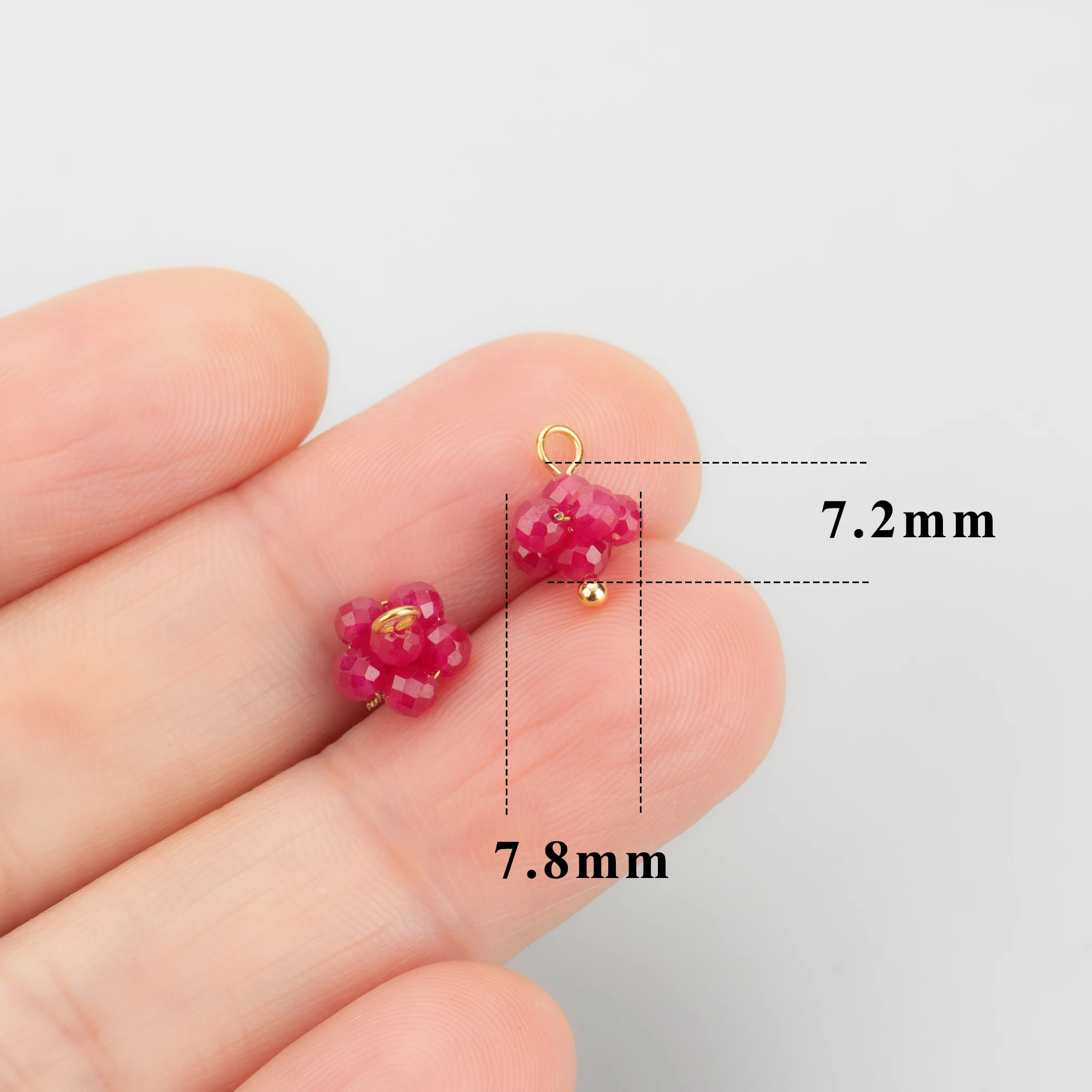 GUFEATHER,4pcs/lot,MI06,jewelry accessories,stainless steel,natural stone,charms,hand made,diy pendants,jewelry making image 2