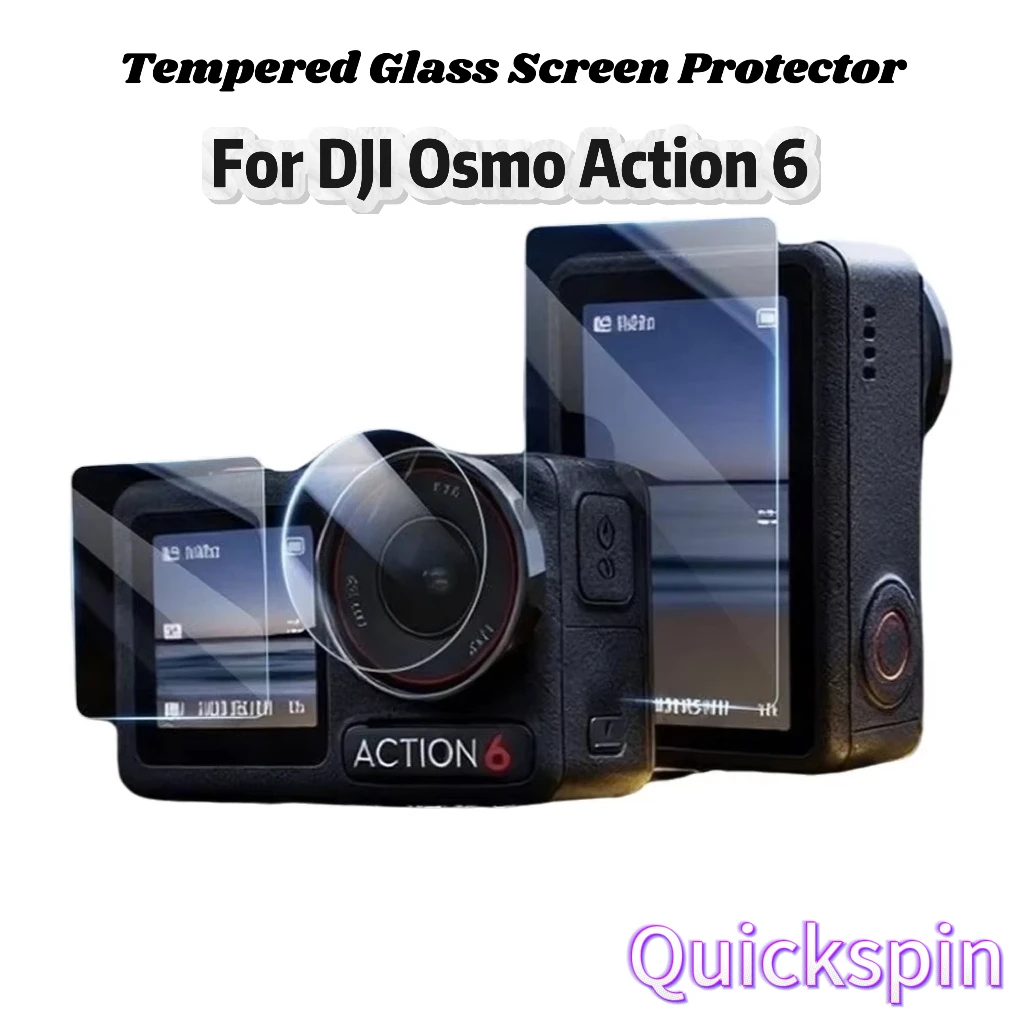 

HD Tempered Glass Screen Protector for DJI Osmo Action 6 Anti-Scratch Film for DJI Osmo Action 6 Accessories