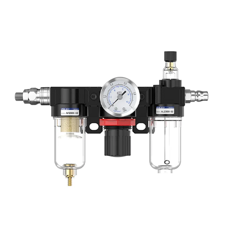 Druck AC2000-02 Regler Manometer Luft Kompressor Filter Öl Feuchtigkeit Separator Für Wasser Filter Entfeuchtung