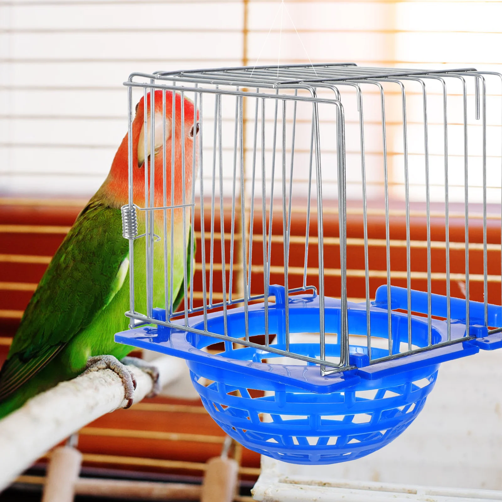 Bird Hatching Box for Small Medium Birds Sturdy Material Warmth Shelter Breeding Container Hanging Cage Bowl Finches Canary