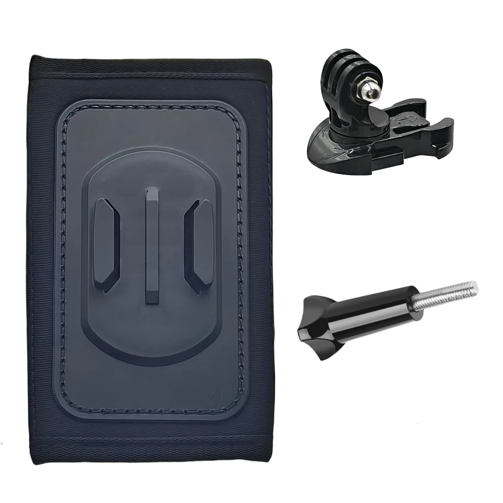 حقيبة الظهر 360 °   حامل حزام الكتف سريع الإصدار بإبزيم دوار لكاميرا GoPro Hero 13 12 11 10 9 8 7 Dji Action 5 Pro 4 3