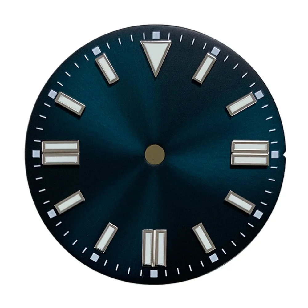 

28.5mm Watch Dial for NH35 Movement Green Luminous Dials Date at 3 O'clock Watch Face for ETA 2836 8215 2813 Movements