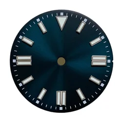28.5mm Watch Dial for NH35 Movement Green Luminous Dials Date at 3 O'clock Watch Face for ETA 2836 8215 2813 Movements