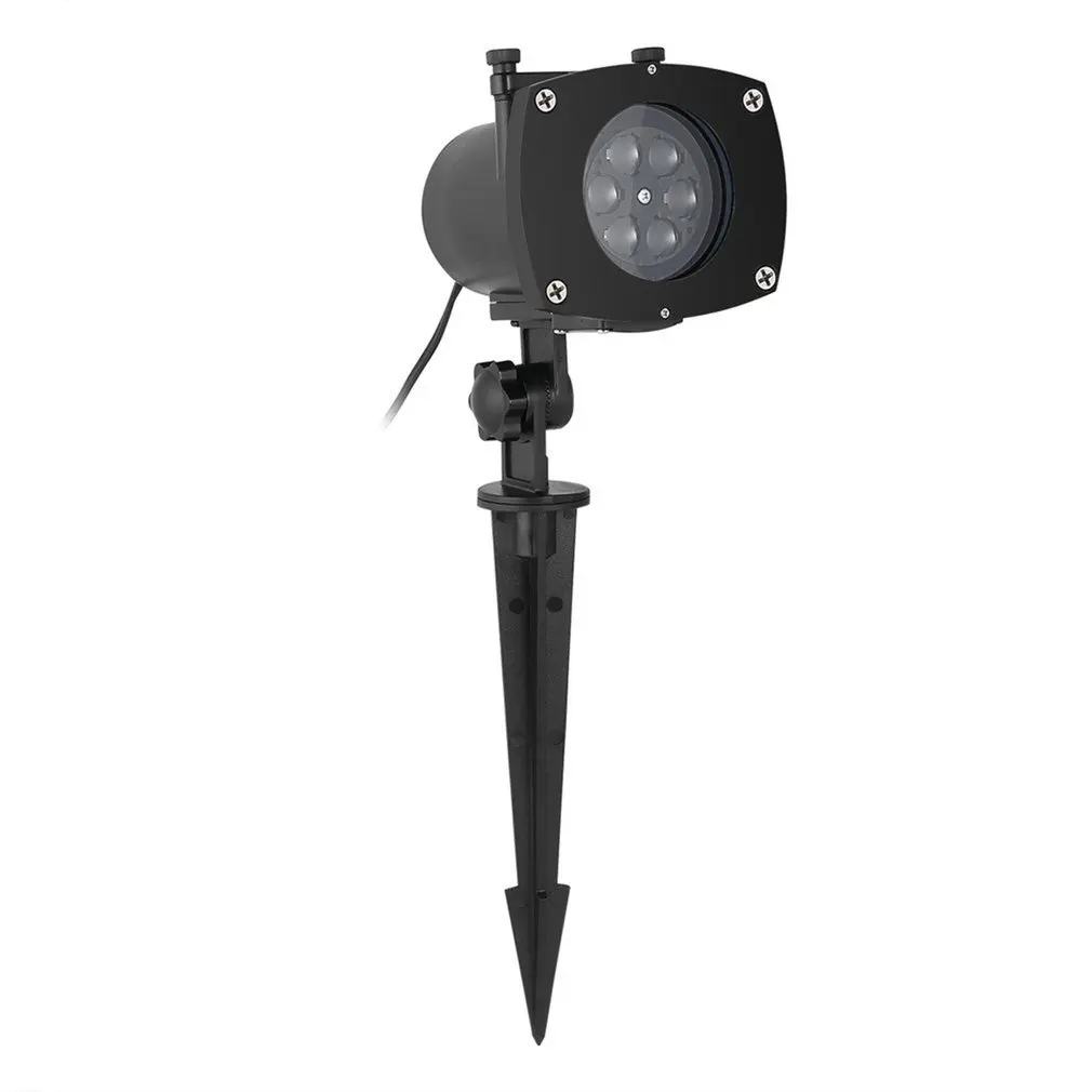 11PCS LED Switchable Pattern Gobos Slides impermeabile Sparkling Landscape Projector Lights Christmas Holiday Party Home Decor